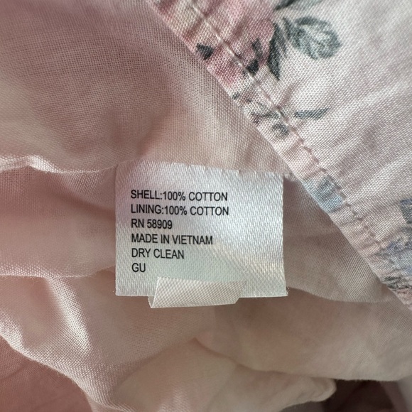 ANTONIO MELANI x Born on Fifth Pastel Floral Smocked Puff sleeve Dress - Picture 5 of 5